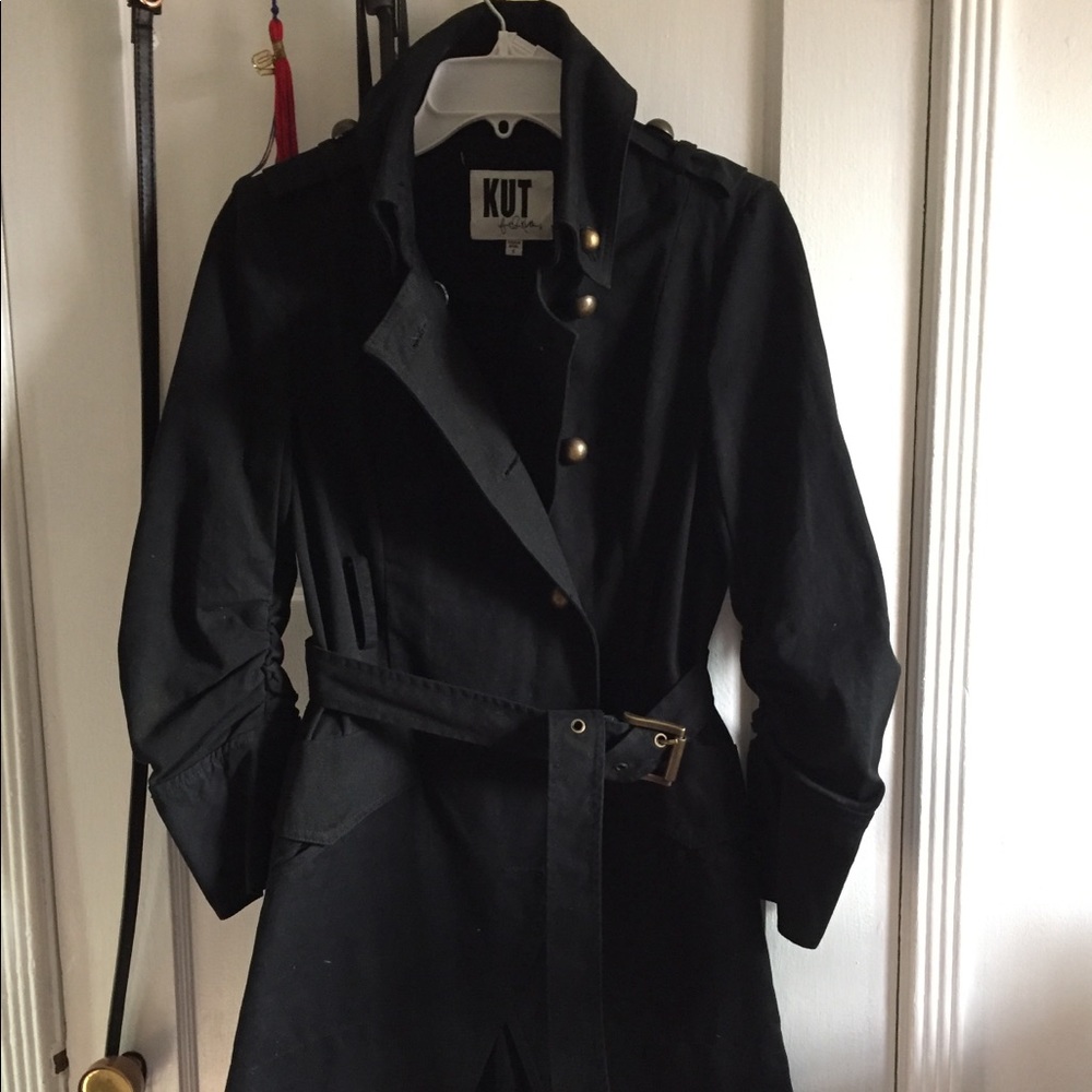 Kut from the kloth long military jacket